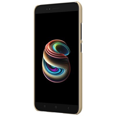 Пластиковый чехол с пленкой Nillkin Super Frosted Shield Gold для Xiaomi Mi5X\ Mi A1(2)