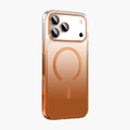 Пластиковый чехол Keephone Aurora Pro MagSafe Case градиент оранжевый для Apple iPhone 17 Pro(#1)