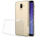 Силиконовый чехол Nillkin Nature TPU Case Прозрачный для Samsung Galaxy J8(#3)