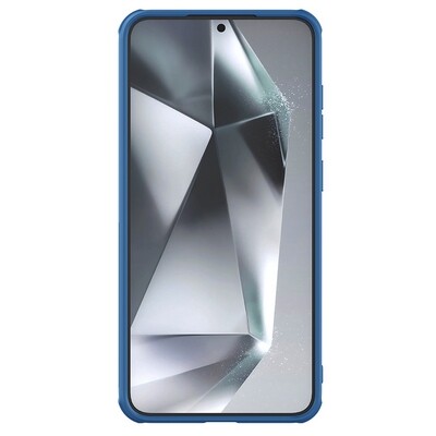 Пластиковый чехол Nillkin Super Frosted Shield Pro Синий для Samsung Galaxy S25 Plus(2)