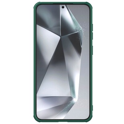 Пластиковый чехол Nillkin Super Frosted Shield Pro Зеленый для Samsung Galaxy S25 Plus(2)