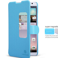 Полиуретановый чехол Nillkin Fresh Series Blue для Huawei Ascend Mate 2