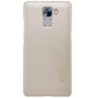 Пластиковый чехол с пленкой Nillkin Super Frosted Shield Gold для Huawei Honor 7