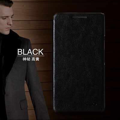Кожаный чехол Kaladeing Case Black для Huawei Ascend G700(1)