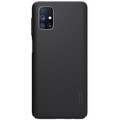 Пластиковый чехол с подставкой Nillkin Super Frosted Shield Черный для Samsung Galaxy M51(#1)