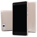 Пластиковый чехол с пленкой Nillkin Super Frosted Shield Gold для Xiaomi MI4i(#3)