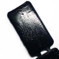 Кожаный чехол Abilita Leather Case Black Crocodile для Nokia Lumia 1320(#4)