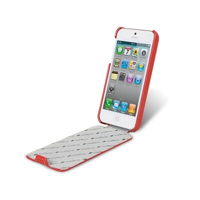 Кожаный чехол книга Melkco Leather Case Red LC для Apple iPhone 5/5s/SE(3)