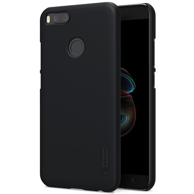 Пластиковый чехол с подставкой Nillkin Super Frosted Shield Black для Xiaomi Mi5X\ Mi A1(3)