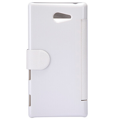 Полиуретановый чехол Nillkin Fresh Series White  для Sony Xperia M2 Dual S50h(4)