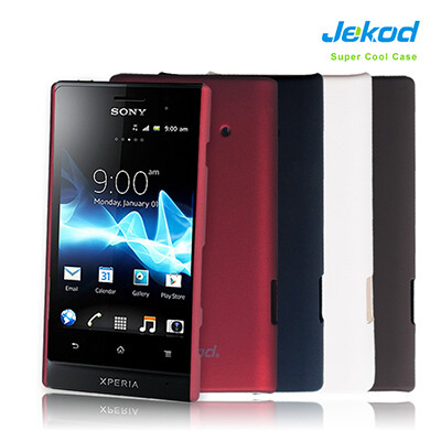 Пластиковый чехол Jekod Cool Case Red для Sony Xperia Acro S LT26w(4)