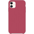 Силиконовый чехол с открытым низом бордовый для Apple iPhone 11(#1)