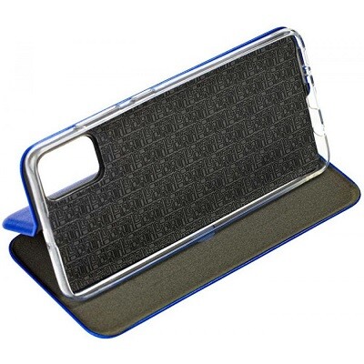 Чехол-книга на основе из силикона Book Case синий для Samsung Galaxy A31(3)