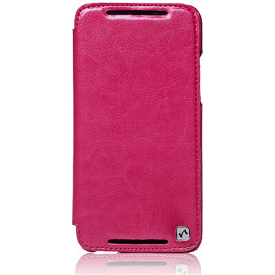 Кожаный чехол-книга HOCO Crystal leather Case Pink для HTC Butterfly S(1)