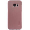 Пластиковый чехол с пленкой Nillkin Super Frosted Shield Rose Gold для Samsung G935F Galaxy S7 Edge(#1)