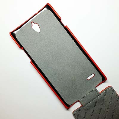 Кожаный чехол Armor Case Red для Huawei Ascend G700(4)