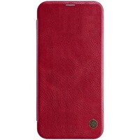 Кожаный чехол Nillkin Qin Leather Case Красный для Samsung J4 Plus (2018)