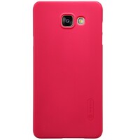Пластиковый чехол с пленкой Nillkin Super Frosted Shield Red для Samsung A710F Galaxy A7 (2016)
