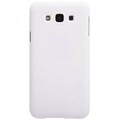 Пластиковый чехол с пленкой Nillkin Super Frosted Shield White для Samsung Galaxy E7(#1)