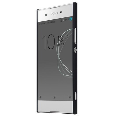 Пластиковый чехол с пленкой Nillkin Super Frosted Shield Black для Sony Xperia XA1(2)