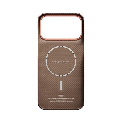 Кевларовый чехол с Magsafe Pitaka Edge Case Over The Horizon 2.0 Autumn Dusk для Apple iPhone 18 Pro Max(3)