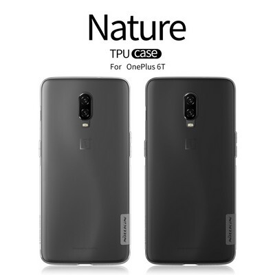 Силиконовый чехол Nillkin Nature TPU Case Серый для OnePlus 6T(4)