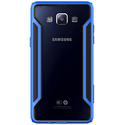 Пластиковый бампер Nillkin Armor-Border series Blue  для Samsung Galaxy A5(1)