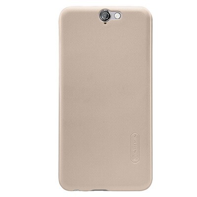 Пластиковый чехол с пленкой Nillkin Super Frosted Shield Gold для HTC One A9(1)