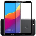 Противоударное защитное стекло на весь экран Full Screen Cover черное для Huawei Y6 Prime (2018)/Honor 7C(#1)