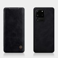 Кожаный чехол Nillkin Qin Leather Case Черный для Samsung Galaxy S20 Ultra(#4)