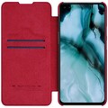Кожаный чехол Nillkin Qin Leather Case Красный для OnePlus Nord(#3)