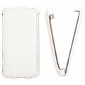 Кожаный чехол книга Armor Case White для Nokia C7(#1)