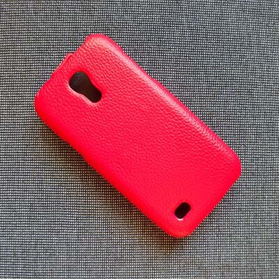 Кожаный чехол Melkco Leather Case Red/White LC для Samsung i9190 Galaxy S4 mini(3)