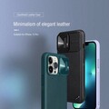 Силиконовая накладка Nillkin CamShield Leather Case Зеленая для Apple iPhone 13 Pro(#8)