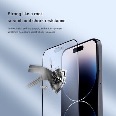 Матовое защитное стекло Nillkin FogMirror Tempered Glass  для Apple iPhone 14 Pro Max(6)