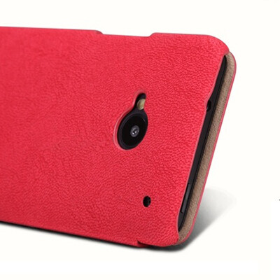 Кожаный чехол Nillkin Fashion Series Red для HTC One M7(4)