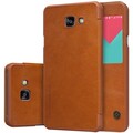 Кожаный чехол Nillkin Qin Leather Case Brown для Samsung A710F Galaxy A7 (2016)(#3)