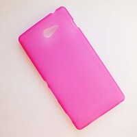 Силиконовый чехол Becolor Pink Mat для Sony Xperia M2 Dual S50h