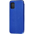 Чехол-книга на основе из силикона Book Case синий для Samsung Galaxy A31(#2)