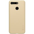 Пластиковый чехол с подставкой Nillkin Super Frosted Shield Золотой для Huawei Honor View 20(#1)