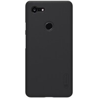 Пластиковый чехол с подставкой Nillkin Super Frosted Shield Черный для Google Pixel 3 XL