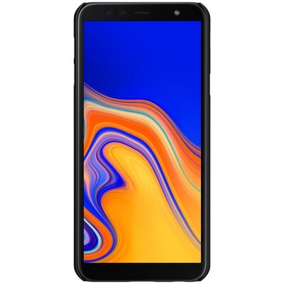 Пластиковый чехол с подставкой Nillkin Super Frosted Shield Черный для Samsung J4 Plus (2018)(2)