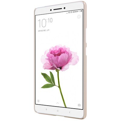 Пластиковый чехол с пленкой Nillkin Super Frosted Shield Gold для Xiaomi Mi Max(2)