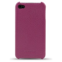 Кожаный чехол накладка Melkco Snap Cover Purple для Apple iPhone 4/4S