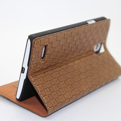 Кожаный чехол Ivan Case Brown для Huawei Ascend G700(1)