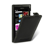 Кожаный чехол книга Melkco Leather Case Black  для Nokia N8