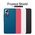 Пластиковый чехол с подставкой Nillkin Super Frosted Shield Синий для Xiaomi 12 Lite(#6)