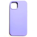 Силиконовый чехол Liquid Silicone Case с закрытым низом лавандовый для Apple iPhone 13(#1)