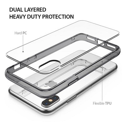 Защитный бампер Ringke Fusion Series прозрачный для Apple iPhone XS Max(5)