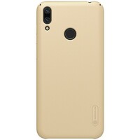 Пластиковый чехол с подставкой Nillkin Super Frosted Shield Золотой для Huawei Y7 Prime 2019/ Y7 2019